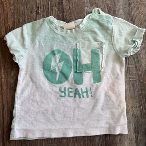 Kids Graphic Tee in Light Green